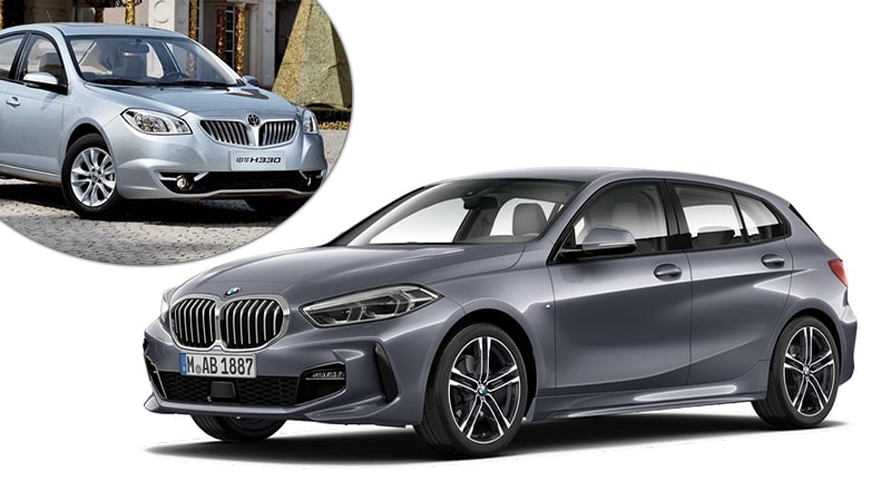 شباهت BMW seri 1 و برلیانس h330