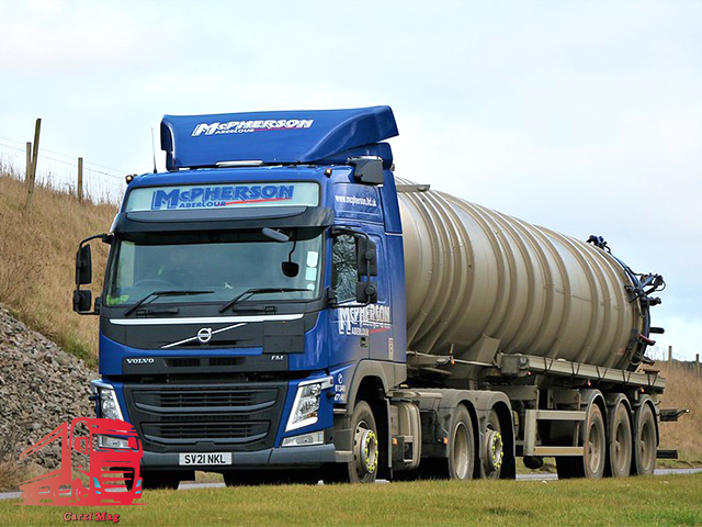 volvo fm آبی تانکر